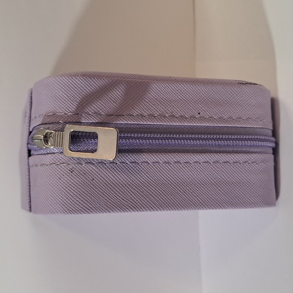 Hand Crafted Painted Portable Jewelry Trinket Box Lavender Lilac Purple Elephant - Picture 5 of 7